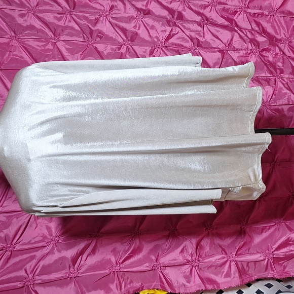 NWT chico's Taupe open jacket, travelers. Size 3 - Picture 3 of 7